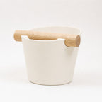 Nordic Espresso Knock Box with Oak Bar