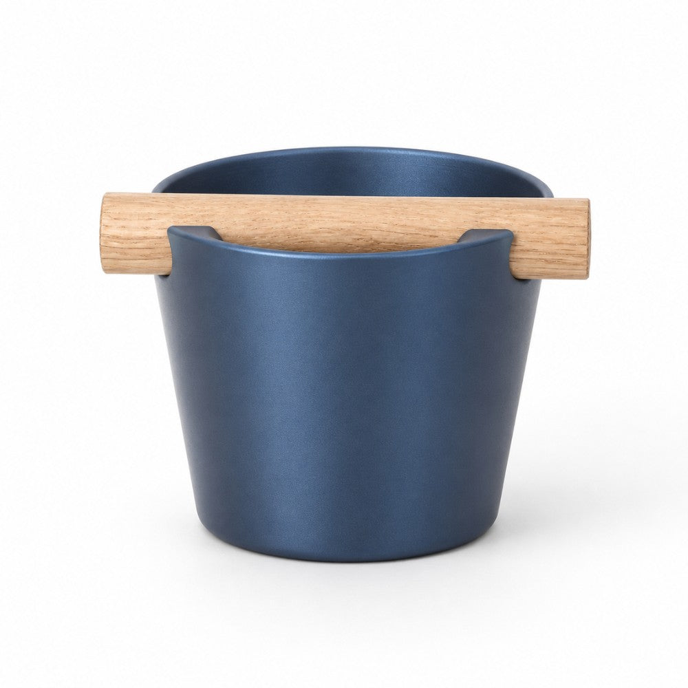 Nordic Espresso Knock Box with Oak Bar