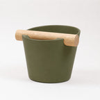 Nordic Espresso Knock Box with Oak Bar