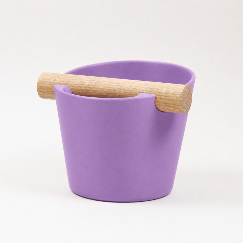 Nordic Espresso Knock Box with Oak Bar
