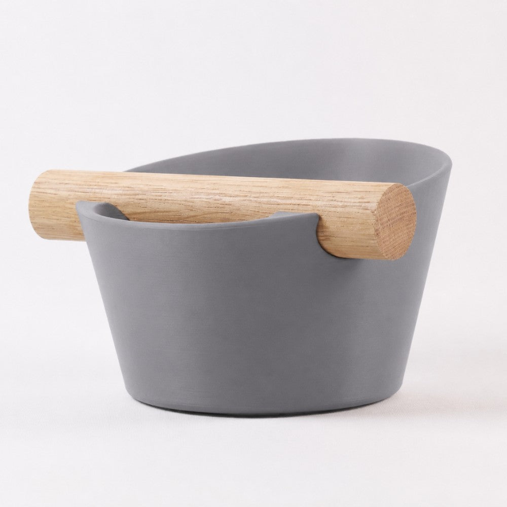 Nordic Espresso Knock Box with Oak Bar