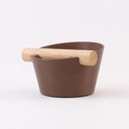 Nordic Espresso Knock Box with Oak Bar