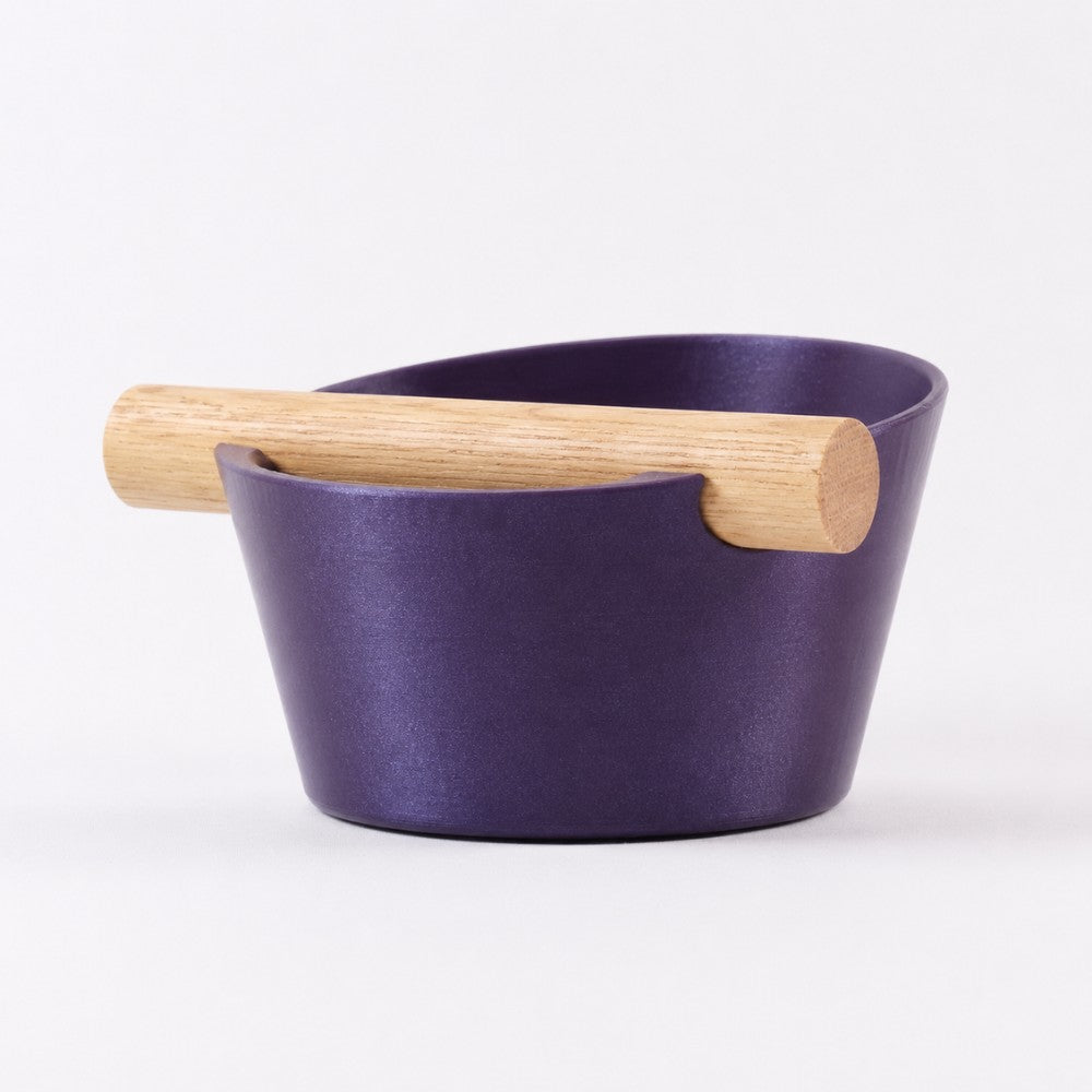 Nordic Espresso Knock Box with Oak Bar