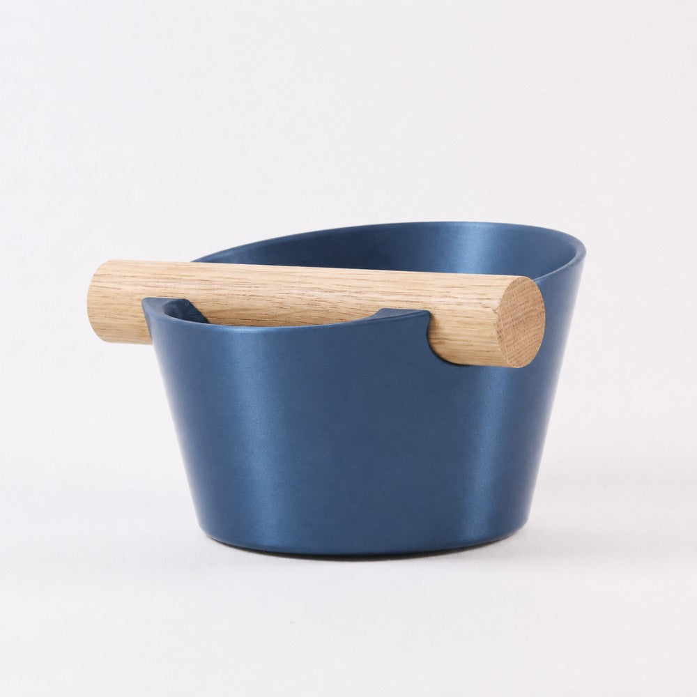 Nordic Espresso Knock Box with Oak Bar