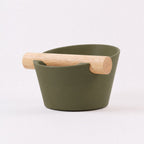 Nordic Espresso Knock Box with Oak Bar