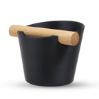 Nordic Espresso Knock Box with Oak Bar