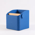The Square Espresso Knock Box with Oak Knock Bar